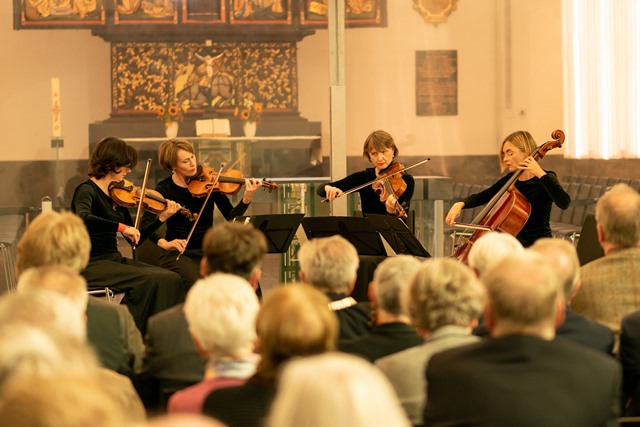 Auftritt des Klenke Quartetts im Paulinum. Foto: Dirk Brzoska