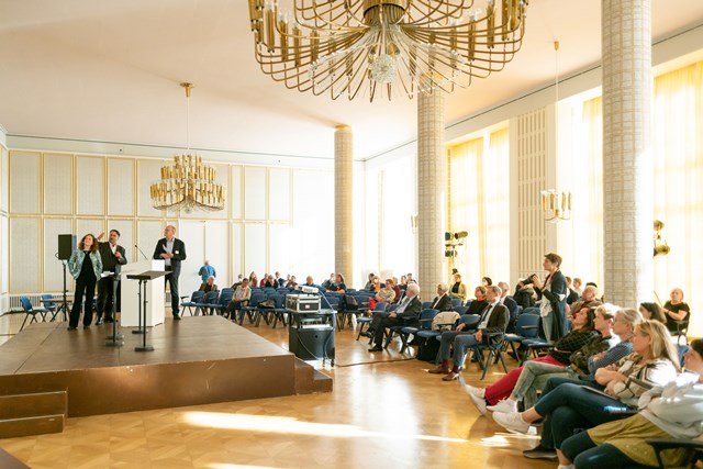Auch in der Oper Leipzig fanden Panels statt, u. a. zum Thema „Musik und Bildung“. Foto: Dirk Brzoska