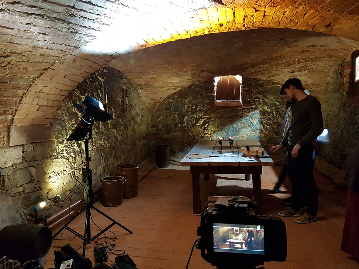 Schreibszene, Bild: SAW