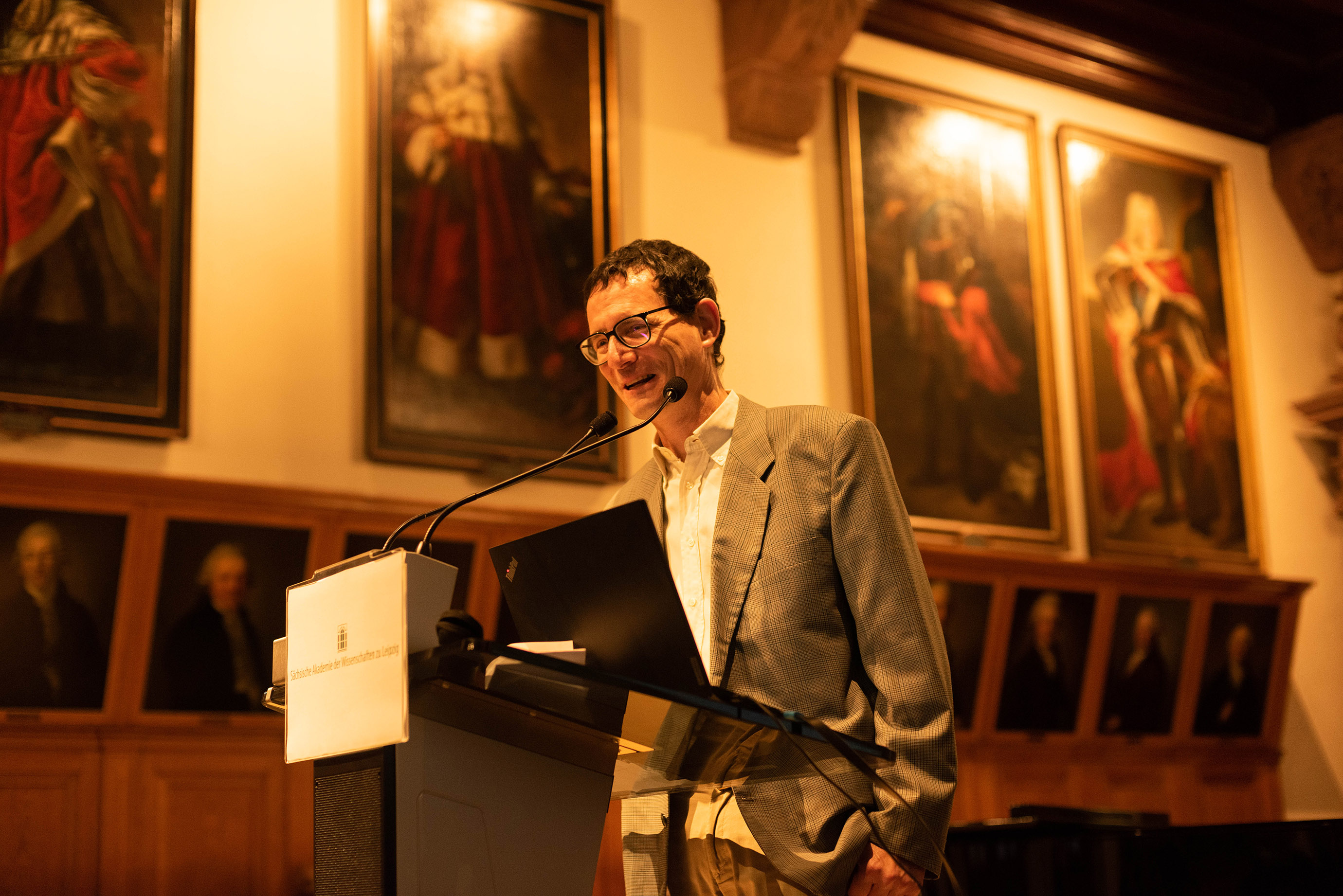 Dankesrede von Prof. Dr. Yigal Bronner anlässlich der Verleihung des Friedrich-Weller-Preises, Foto: Dirk Brzoska