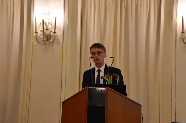 Eröffnung durch den Präsidenten Prof. Dr. Hans-Joachim Knölker, Foto: Birgit Pfeiffer