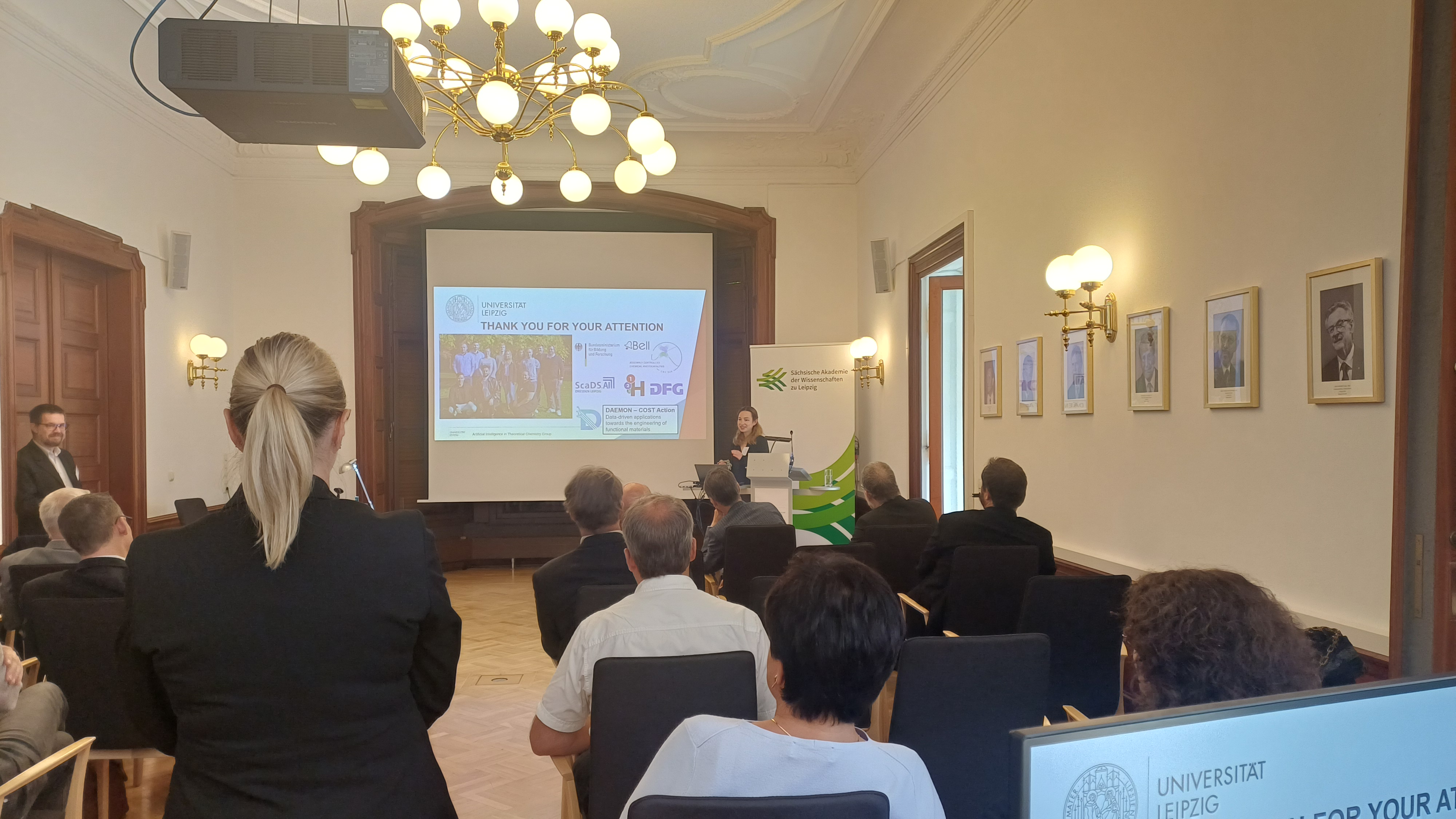 Gemeinsames Symposium der Tschechischen und der Sächsischen Akademie der Wissenschaften, Diskussion zum Thema KI-Anwendungen in der Wissenschaft, Bild: SAW