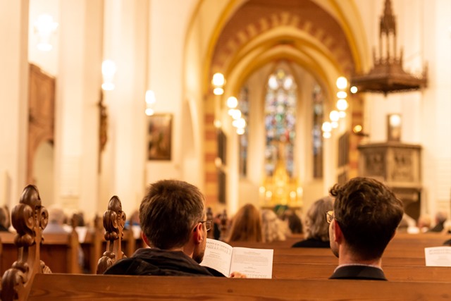 Liturgische Abendvesper des Thomanerchors in der Thomaskirche. Foto: Dirk Brzoska