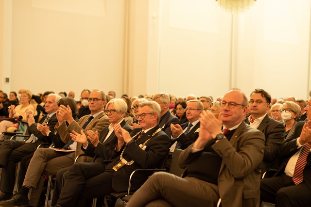 Eröffnungsveranstaltung des Akademientags im Paulinum der Universität Leipzig. Foto: Dirk Brzoska