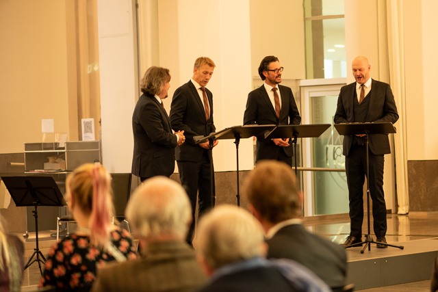 Auftritt des Ensembles amarcord im Paulinum. Foto: Dirk Brzoska