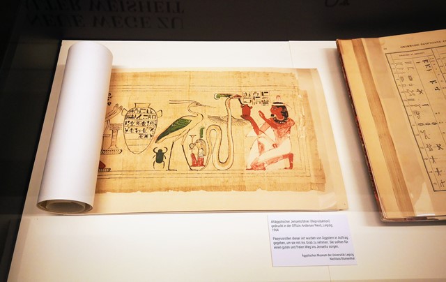 Ausstellung: Neue Wege zu alter Weisheit. Hieroglyphen im Buchdruck, im Museum für Druckkunst Leipzig (Foto: Franziska Naether)