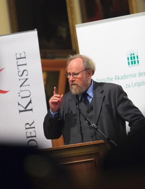 Autonomie und Lenkung. Die Künste im doppelten Deutschland; 4. April 2013, Altes Rathaus zu Leipzig; Vortrag von Wolfgang Thierse; Foto: Swen Reichhold