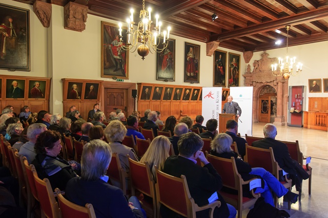 Autonomie und Lenkung. Die Künste im doppelten Deutschland; 4. April 2013, Altes Rathaus zu Leipzig; Vortrag von Wolfgang Thierse; Foto: Swen Reichhold
