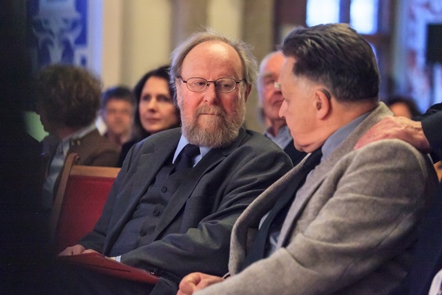 Autonomie und Lenkung. Die Künste im doppelten Deutschland; 4. April 2013, Altes Rathaus zu Leipzig; Wolfgang Thierse und Peter Gülke; Foto: Swen Reichhold