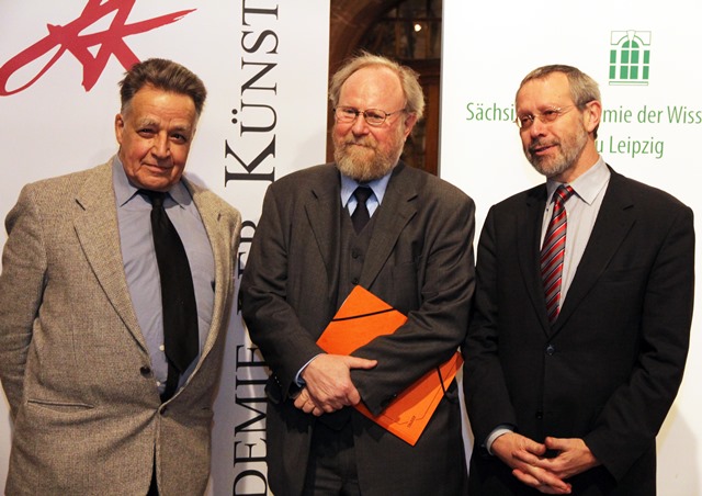 Autonomie und Lenkung. Die Künste im doppelten Deutschland; 4. April 2013, Altes Rathaus zu Leipzig; Peter Gülke, Wolfgang Thierse, Pirmin Stekeler-Weithofer; Foto: Klaus Michael