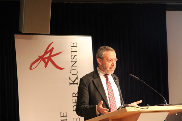 Autonomie und Lenkung. Die Künste im doppelten Deutschland; 5. April 2013, Zeitgeschichtliches Forum Leipzig; Begrüßung: Pirmin Stekeler-Weithofer; Foto: Klaus Michael