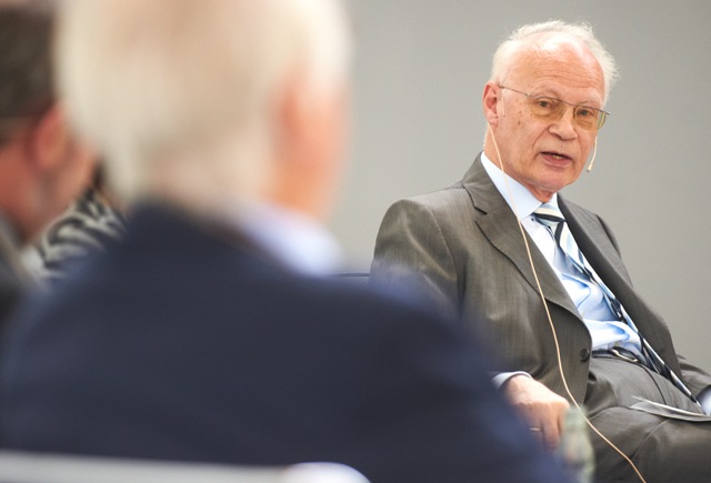 Akademie-Forum am 4.5.2012, Prof. Dr. Dr. h.c. Hans Joachim Meyer, Deutsches Hygiene-Museum, Foto: Stephan Floss