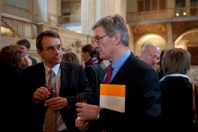 7.2.2011, Festliche Präsentation des Codex diplomaticus Saxoniae in der Sächsischen Staatskanzlei; Prof. Dr. Theo Kölzer; Foto: Robert Michael