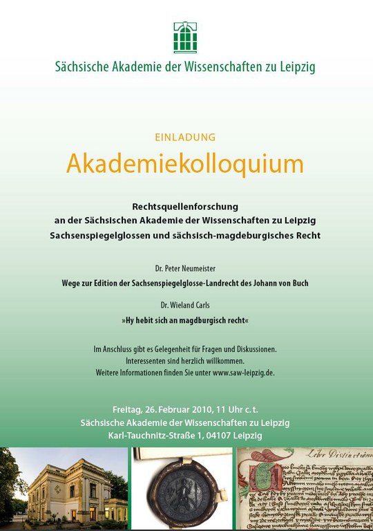 Einladung Akademiekolloquium 26.2.2010