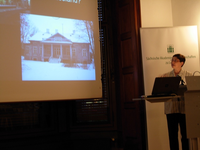 Zwei Naturforscher und eine unglückliche Frau. Briefe des Botanikers Nees von Esenbeck (1776–1858), Vortrag von Prof. Dr. Dr. Ortrun Riha, Foto: privat