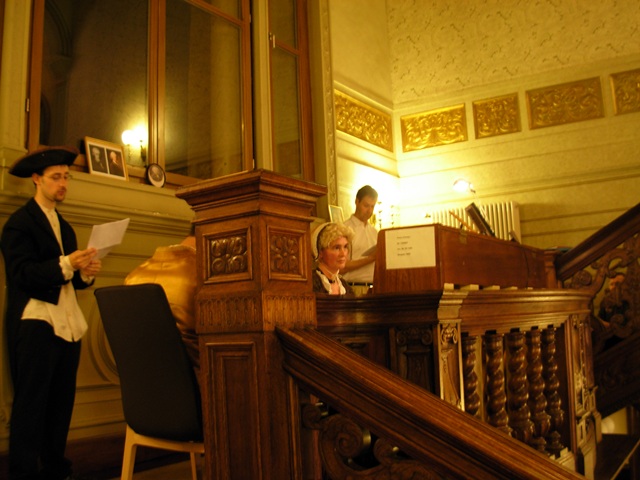 Wer war Carl Philipp Emanuel Bach?, Treppengesprächskonzert, Foto: privat