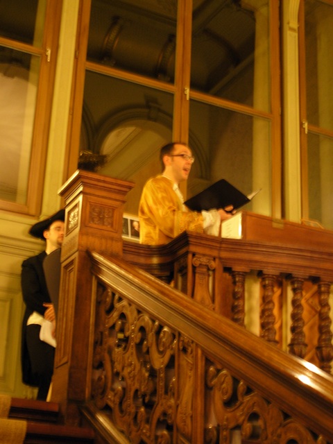 Wer war Carl Philipp Emanuel Bach?, Treppengesprächskonzert, Foto: privat