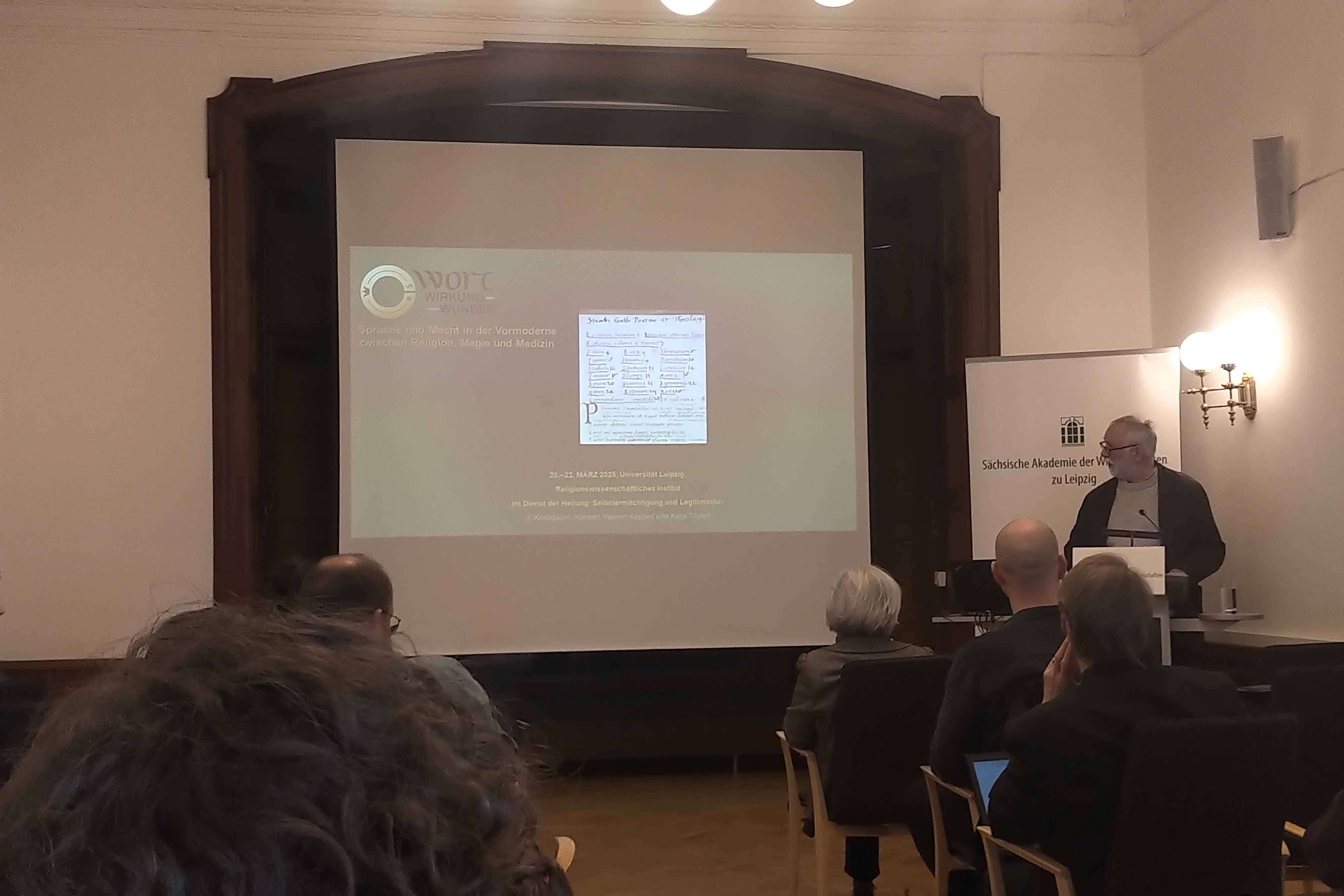 Grußwort von Hans Ulrich Schmid (Projektleiter des AWB). Foto: Almut Mikeleitis-Winter