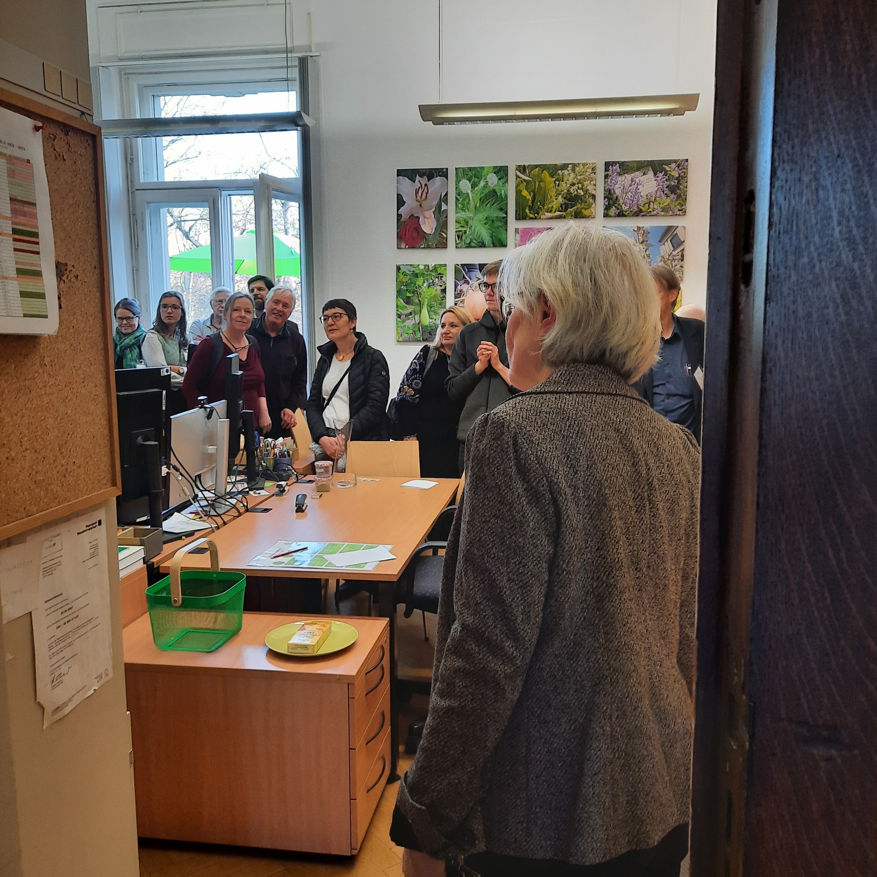 Führung durch die Arbeitsstelle des AWB. Foto: Aletta Leipold