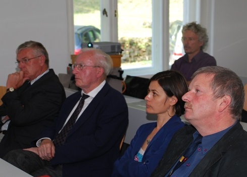 Forschung für eine integrale und nachhaltige Bewirtschaftung der Land- und Wasserressourcen im Erzgebirge, Tagung in der Ökologischen Station Neunzehnhain/Erzgebirge am 4. September 2012, Auditorium, Foto: Lutz Zerling