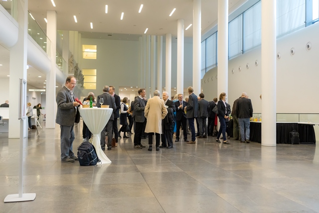 Öffentliche Festsitzung, Empfang im Foyer des Paulinums, Foto: Swen Reichhold