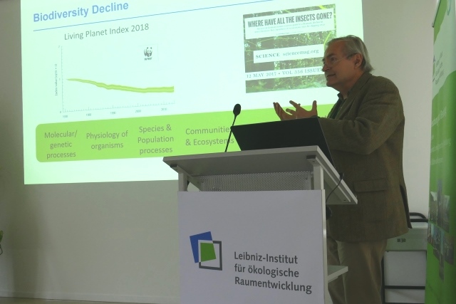 Fachvortrag: Stefan Klotz, Helmholtz-Zentrum für Umweltforschung (UFZ); Foto: Karsten Grunewald