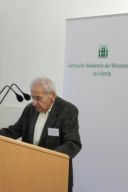 Prof. Dr. Dr. h. c. Ernst Eichler, Foto: Cornelia Poenicke