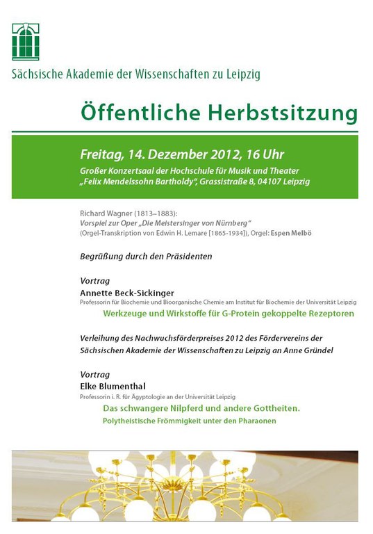 Einladung Herbstsitzung 2012