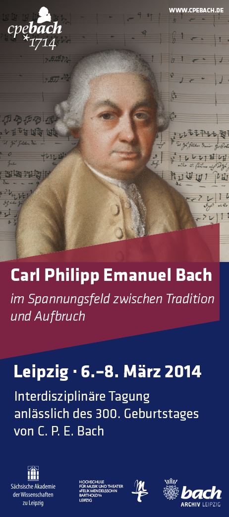 Flyer zur Tagung CPE Bach 2014