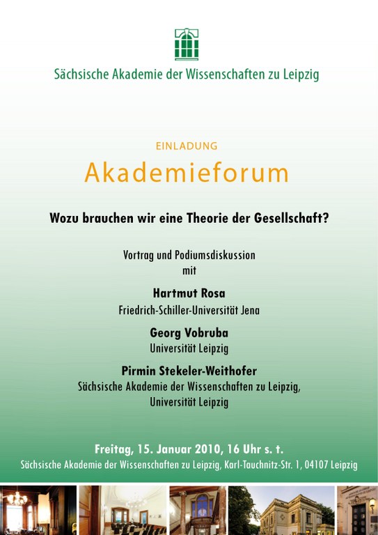 Wozu brauchen wir eine Theorie der Gesellschaft?