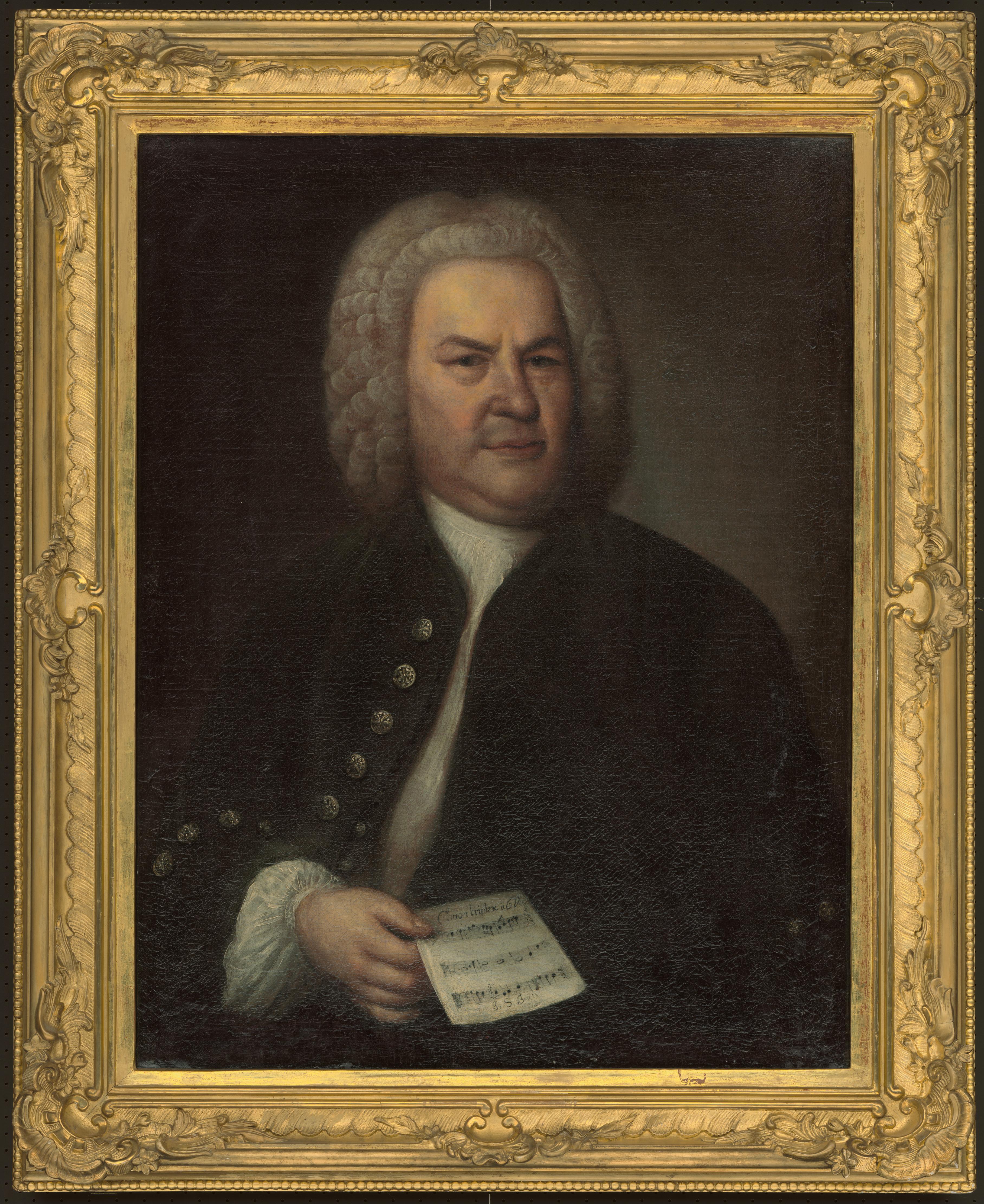 Johann Sebastian Bach - Porträt von Elias Gottlob Hausmann 1746