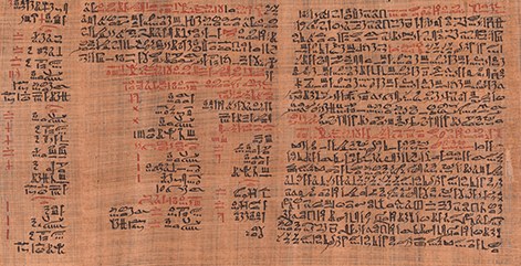 Papyrus Ebers, Col. 1.-3. (c) UB Leipzig