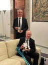 Rückblick: Übergabe des ENI-Awards in der Residenz des Botschafters der Republik Italien an Akademiemitglieder Jörg Kärger und Jürgen Caro