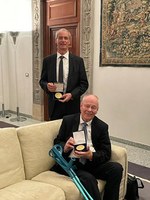 Rückblick: Übergabe des ENI-Awards in der Residenz des Botschafters der Republik Italien an Akademiemitglieder Jörg Kärger und Jürgen Caro