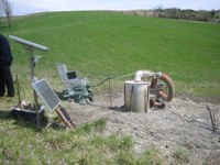 Meßstation zur Gasflußmessung