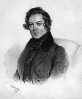 Robert Schumann, Zeichnung von Joseph Kriehuber (1839)