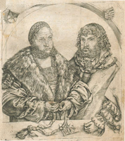 Lucas Cranach, Doppelporträt von Kurfürst Friedrich und Herzog Johann. Quelle: http://daten.digitale-sammlungen.de/bsb00012487/image_5