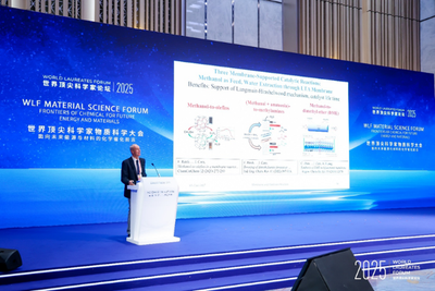 Prof. Dr. Jürgen Caro at the World Laureates Forum in Shanghai in October. Photo: WLF